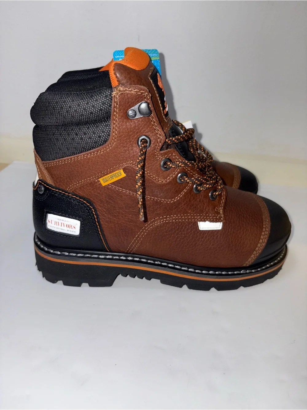 Herman Survivors Men's Brown Work Boots - Shoveler Series